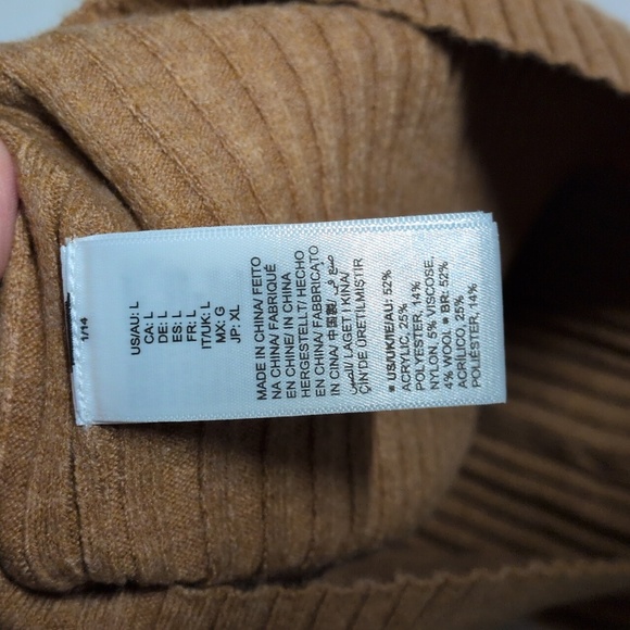 The Drop Renata Rib Midi Sweater Dress, Large, NWT, Minimalist Chic - Picture 9 of 10